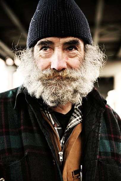istock Close Up Of Old Homeless Man. 108149178