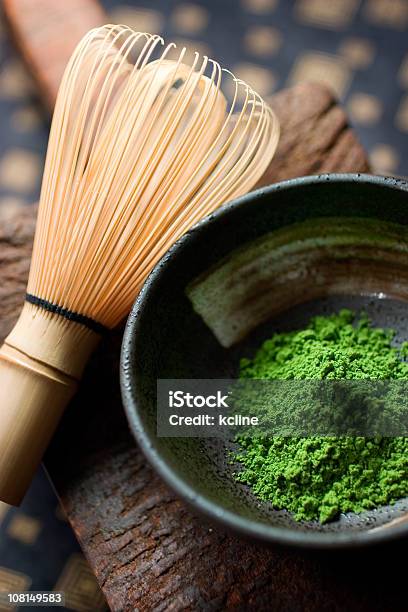 Matcha - Fotografie stock e altre immagini di Tè verde - Tè verde, Cerimonia del tè, Frullino per il tè