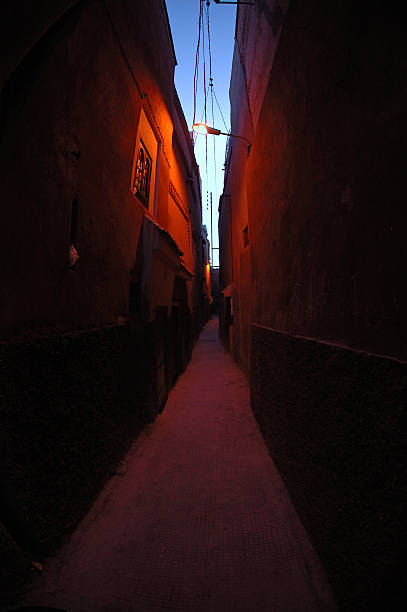 istock close alley, evening time 108150016