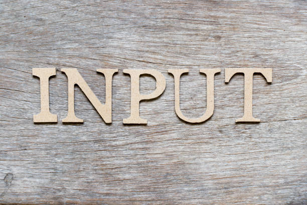 istock Alphabet letter in word input on wood background 1081500518