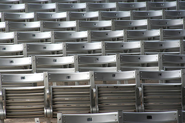 Stadium Seats 01 stock photo