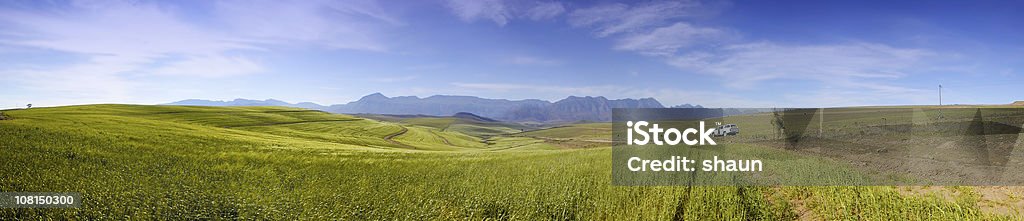 Caledon i terreni agricoli contro Blu cielo - Foto stock royalty-free di Agricoltura