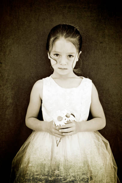 istock Flower Girl (Vintage) 108150344