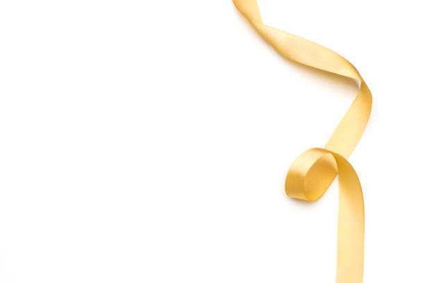 istock golden satin ribbon isolated on white background 1081504452