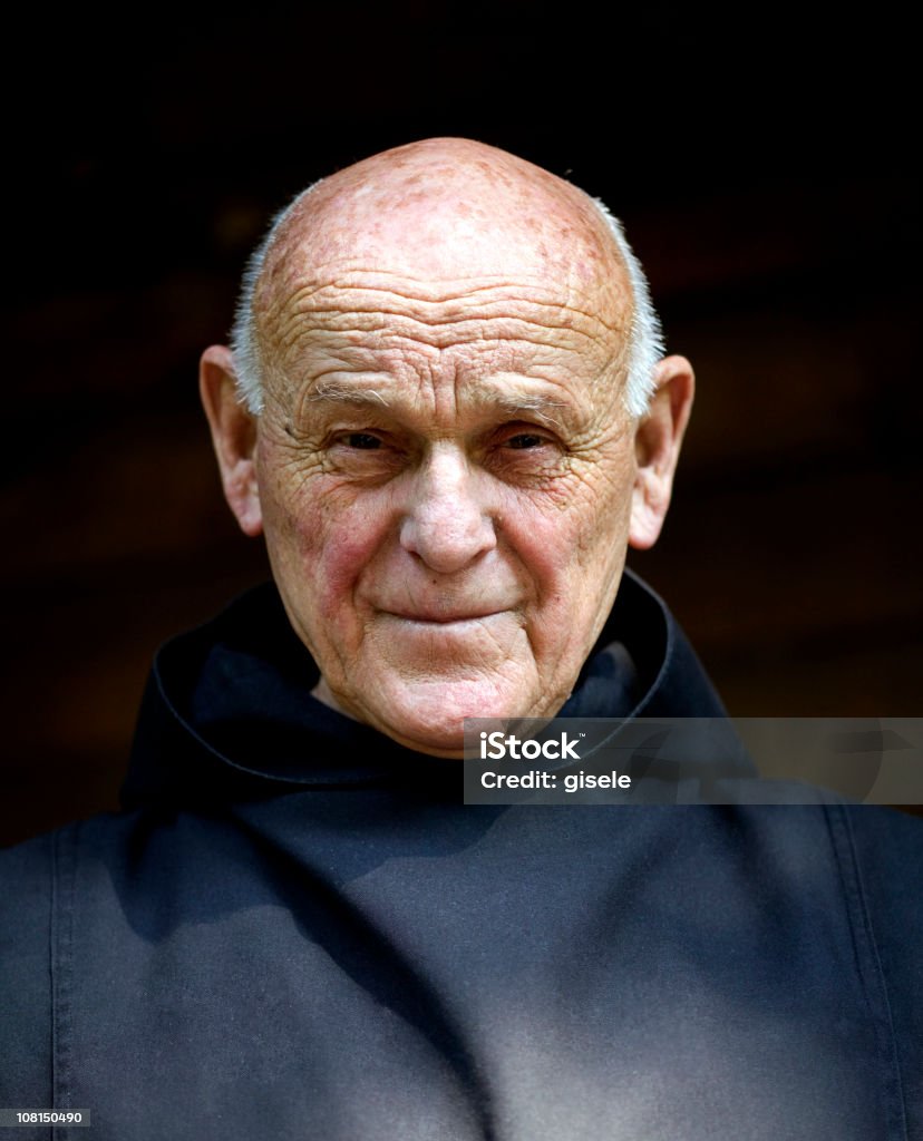 Porträt von Monk - Lizenzfrei Mönch Stock-Foto