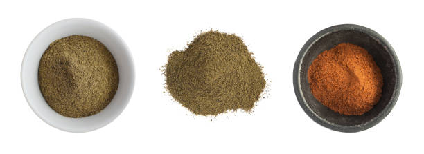 istock Heap of Ground Black Pepper Isolated on White 1081509254