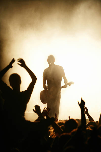 istock Rock band and fans 108151003