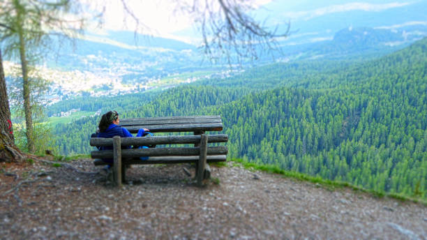 istock Trekkers taking a rest in the Dolomites above Cortina D'ampezzo 1081510916