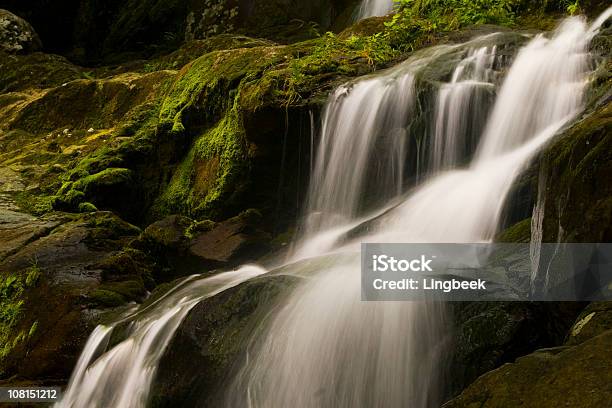 Dark Hollow Falls On Skyline Drive Shenandoah National Park Stock Photo - Download Image Now