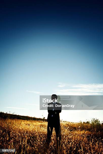 Graves Empresário De Pé No Campo - Fotografias de stock e mais imagens de 20-24 Anos - 20-24 Anos, Adulto, Agricultura