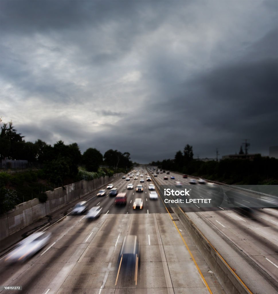 Freeway 101 em Los Angeles - Foto de stock de Carro royalty-free