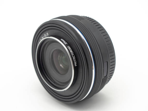 istock Camera photo lens. Lens digital camera close up isolated on white background. 1081513164