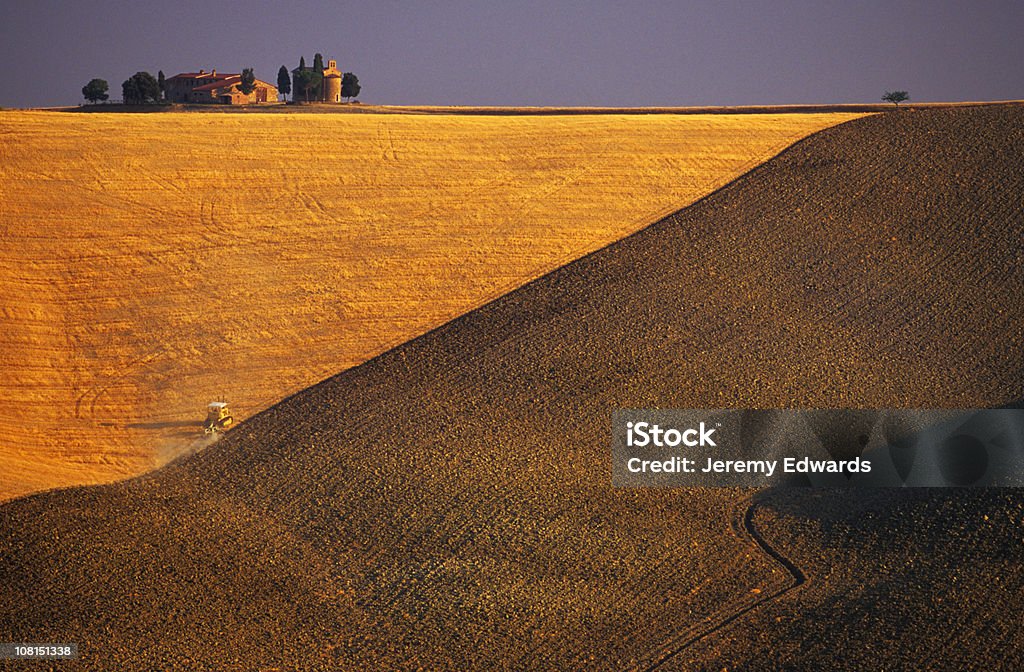 Tuscan Landscape, Italy  Autumn Stock Photo