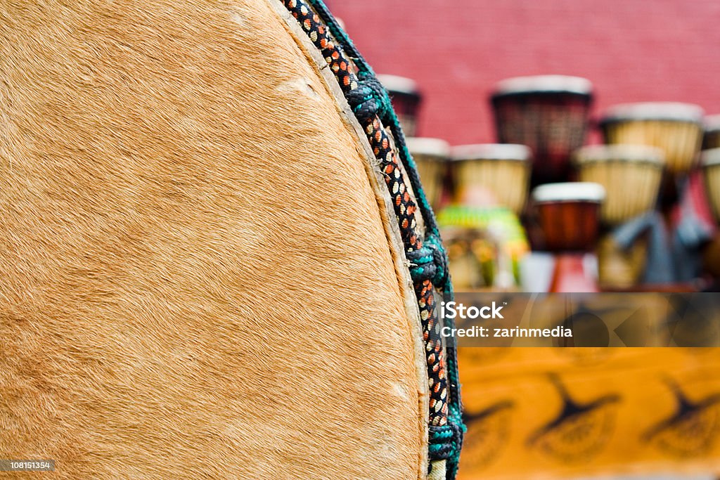 Mão tambores africanos - Royalty-free Bateria - Instrumento de Percussão Foto de stock