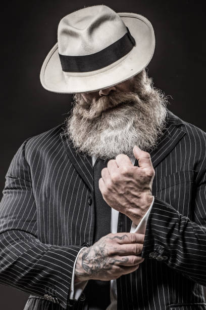 istock Senior Gangster Mafia Man 1081515586