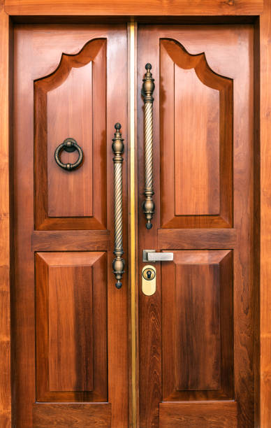istock elegant entrance doors 1081538610