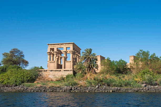 istock Columns and wall at kiosk in an ancient egyptian temple 1081539424