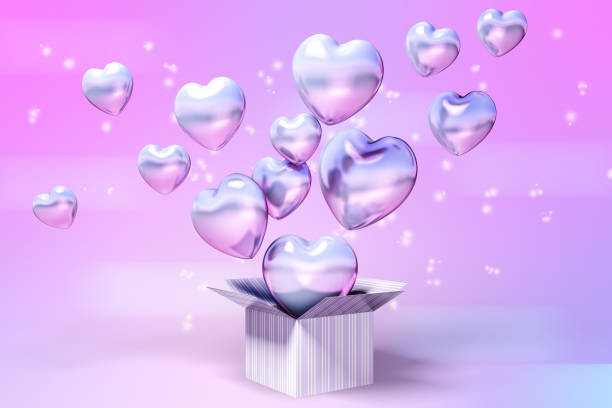 istock Many purple balloons in box, purple 1081540558