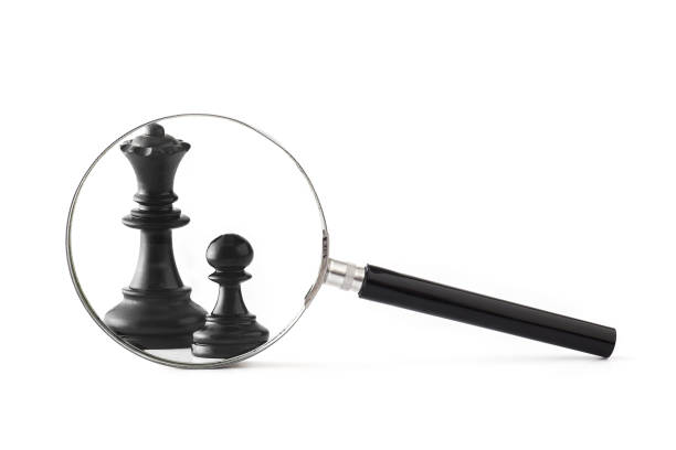 istock Closer look to the pawn and queen 1081543856