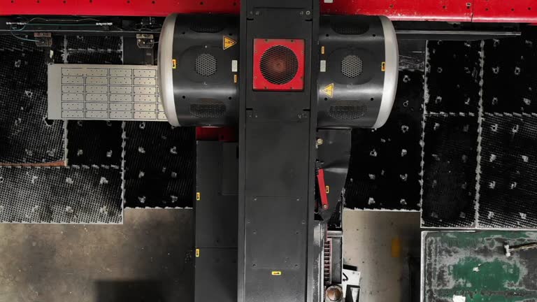 CNC Milling Machine View From Above