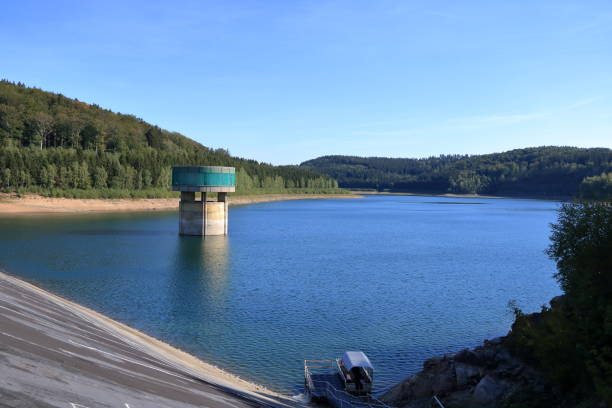 istock dam barrage reservoir Lichtenberg in Germany, Saxony 1081585598