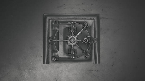 istock 3d render Bank Vault And Opening Safe 1081586844