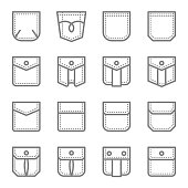 aufgesetzte-tasche-style-vector-linie-ic
