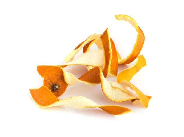 istock Dry Orange Peel Isolated on White Background 1081598538