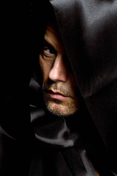 istock Man Wearing Black Hood 108161330
