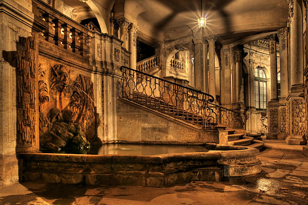 Dresdner Zwinger - Dresden / Germany ( HDR ) abandoned-castle stock pictures, royalty-free photos & images