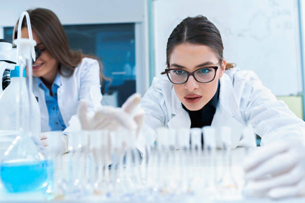 istock Chemistry and medicine students working in a laboratory 1081613998