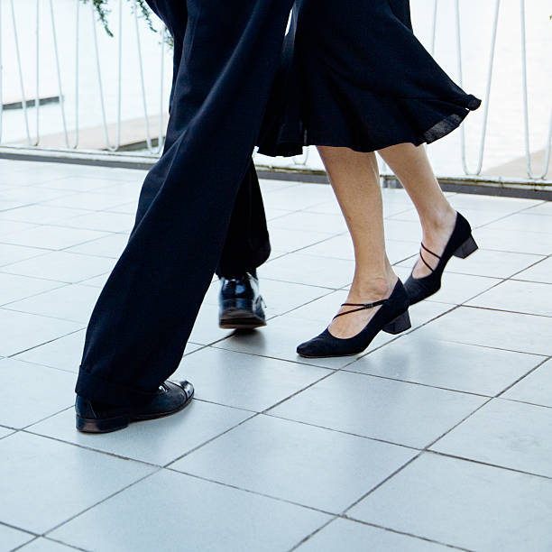 istock Portrait of Tango Dancing Couple's Feet 108161492