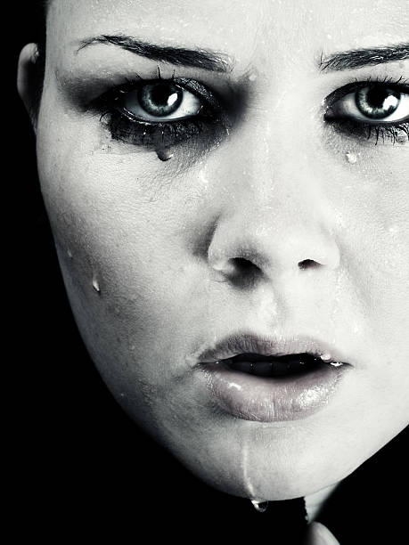 istock Young Woman with Water on Face 108161509