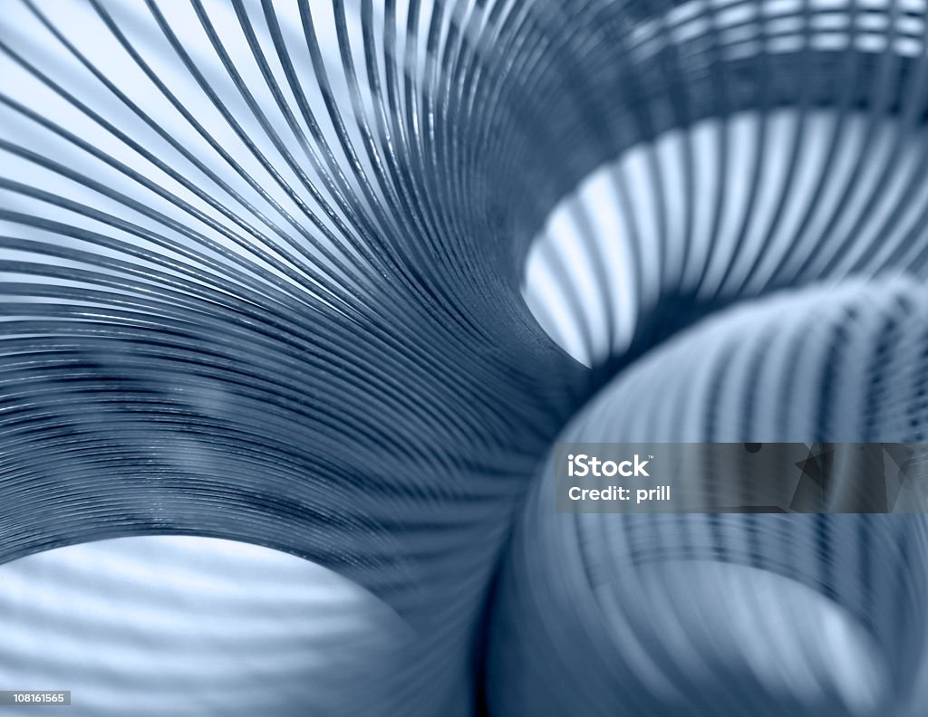 Abstract Blue bobinas - Foto de stock de Flexibilidad libre de derechos