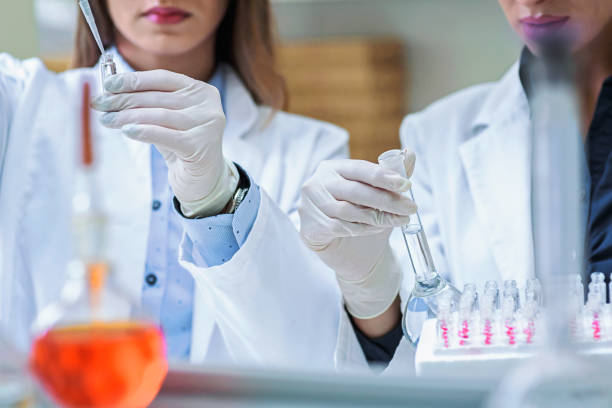 istock Chemistry and medicine students working in a laboratory 1081621092