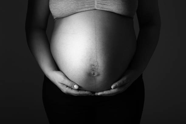 istock Mixed race pregnant woman 1081621414