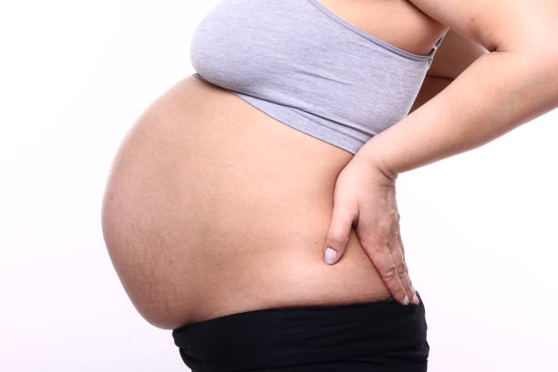 istock Mixed race pregnant woman 1081621466