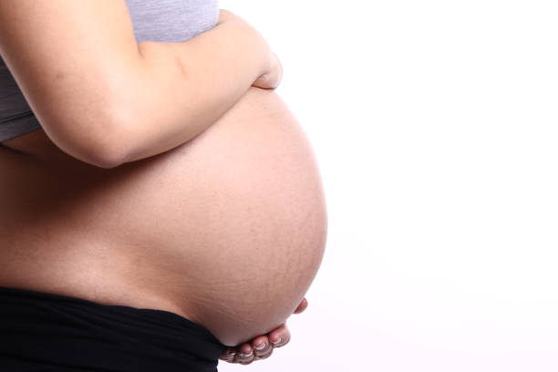istock Mixed race pregnant woman 1081621478