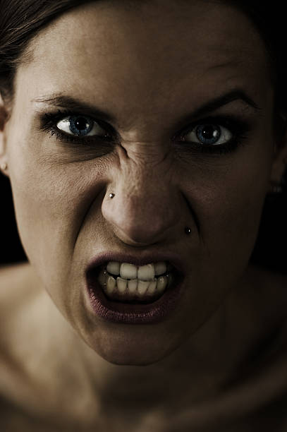 angry angry roaring girl ugly people crying stock pictures, royalty-free photos & images