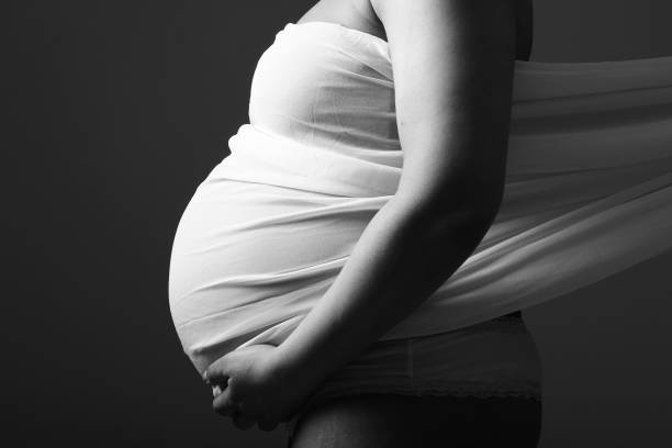 istock Mixed race pregnant woman 1081624146