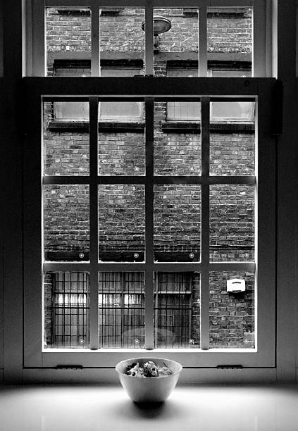Old, empty industrial background