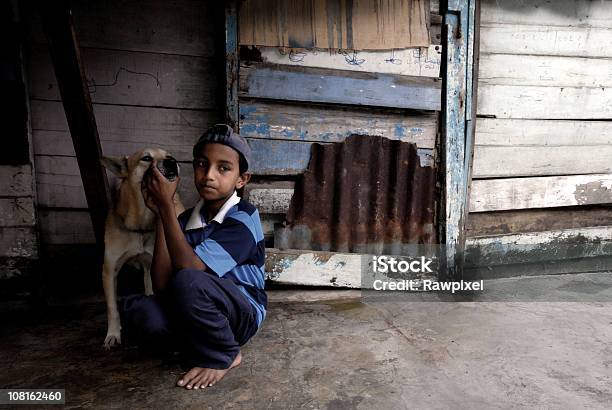 Kampung Portraits Stock Photo - Download Image Now - Dog, Poverty, People