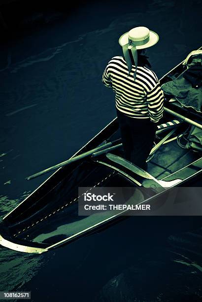 Gondolier Stock Photo - Download Image Now - Adult, Adults Only, Canal