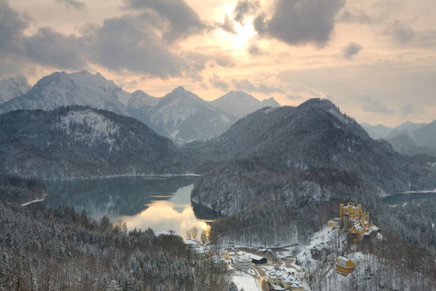 hohenschwangau - hohenschwangau castle - fotografias e filmes do acervo