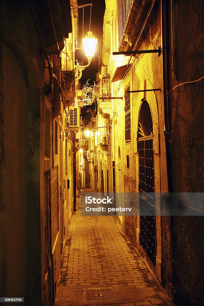 backstreet dourado - Royalty-free Antigo Foto de stock