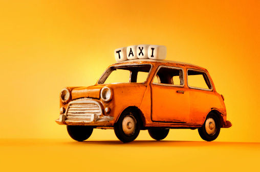 toy car wanna-be taxi