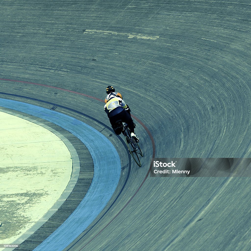 Велосипедная Velodrom расы - Стоковые фото Велотрековые гонки роялти-фри