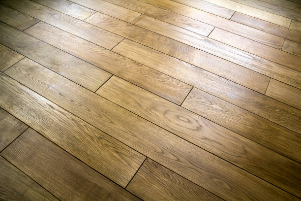 istock Natural brown texture wooden parquet floor boards 1081635710