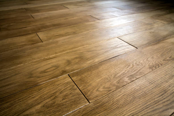istock Natural brown texture wooden parquet floor boards 1081635718