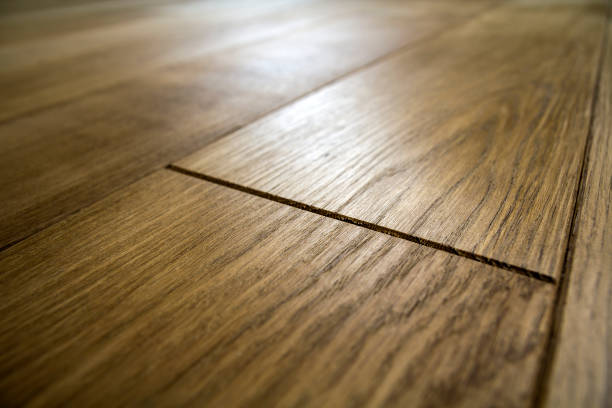istock Natural brown texture wooden parquet floor boards 1081635732